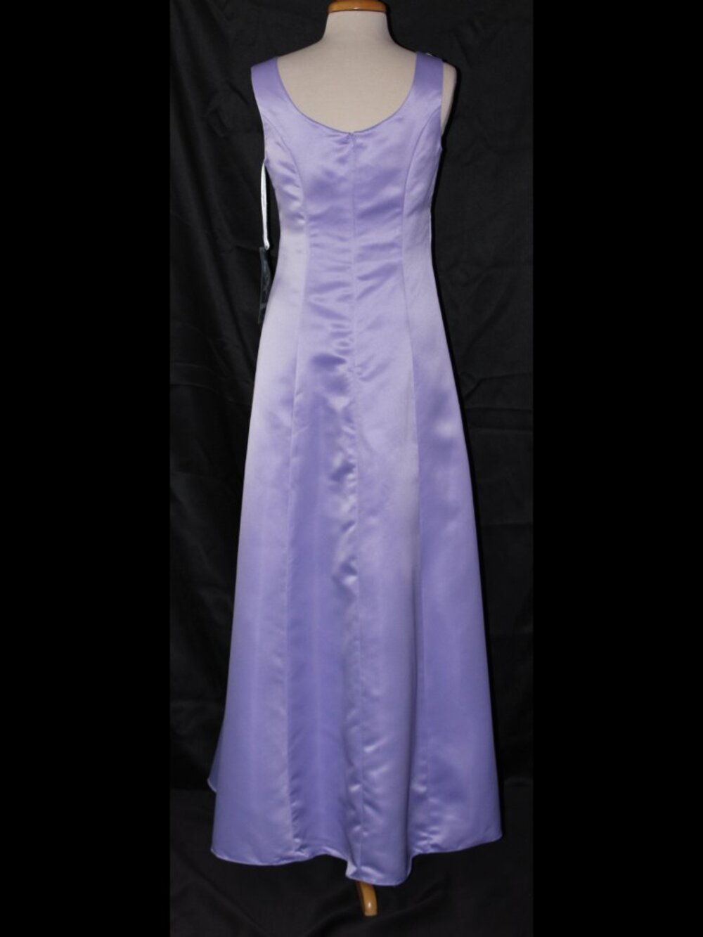 Lenovia #1005 Satin A-line Bridesmaid Dress With Embroidery-Size M-LILAC-NWT - Picture 2 of 4